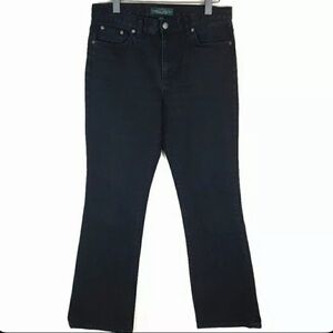 Lauren Jeans Co. Ralph Lauren Jeans Woman's black wash Sz 8 Classic Bootcut